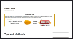 Desktop Screenshot of cialescheap.com